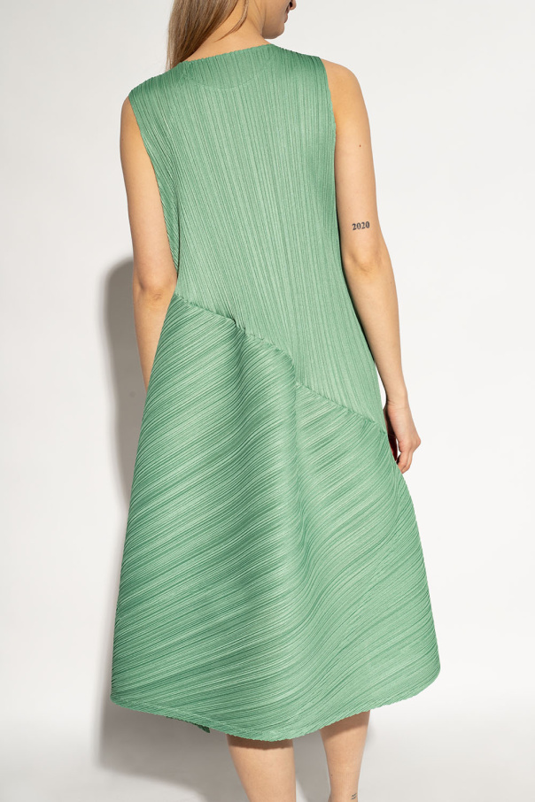 Green 'Calla' pleated dress Issey Miyake Pleats Please - Vitkac HK